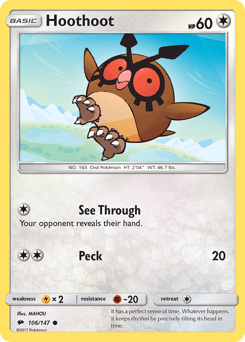 Hoothoot #106 by MAHOU