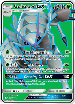 Golisopod-GX #129 from Burning Shadows