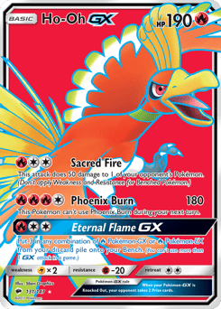 Ho-Oh-GX #131 from Burning Shadows