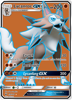 Lycanroc-GX #136 from Burning Shadows