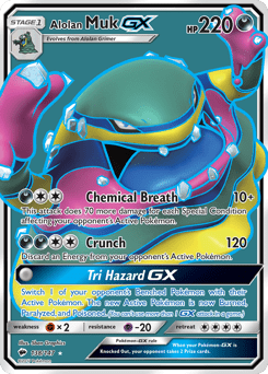 Alolan Muk-GX #138 from Burning Shadows