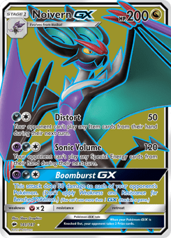 Noivern-GX #141 from Burning Shadows