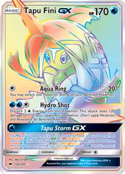 Tapu Fini-GX #152 from Burning Shadows