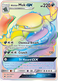 Alolan Muk-GX #157 from Burning Shadows