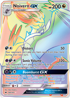 Noivern-GX #160 from Burning Shadows