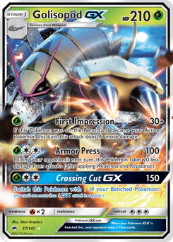 Golisopod-GX #17 from Burning Shadows