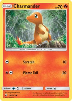 Charmander #18 from Burning Shadows