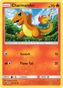 Charmander #18a from Burning Shadows