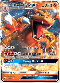 Charizard-GX #20 from Burning Shadows