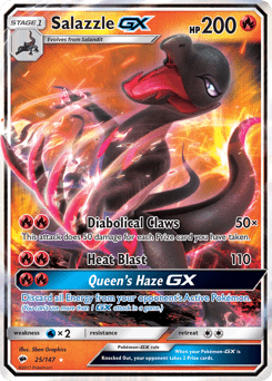 Salazzle-GX #25 from Burning Shadows