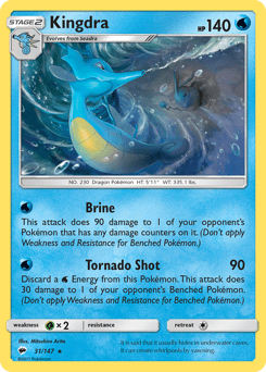 Kingdra #31 from Burning Shadows