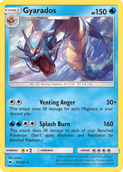 Gyarados #33 from Burning Shadows