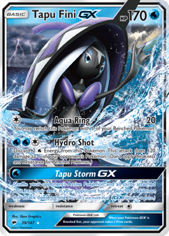 Tapu Fini-GX #39 from Burning Shadows