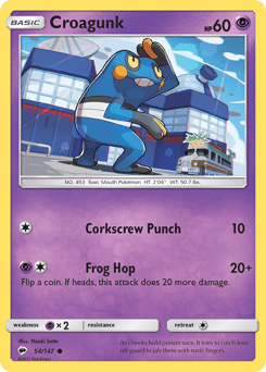 Croagunk #54 from Burning Shadows