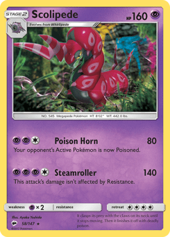 Scolipede #58 from Burning Shadows