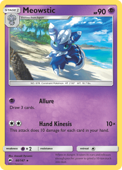 Meowstic #60 from Burning Shadows