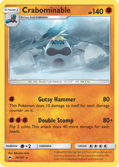 Crabominable #74 from Burning Shadows