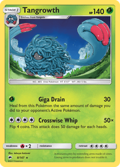 Tangrowth #8 from Burning Shadows