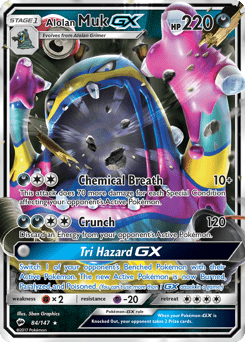 Alolan Muk-GX #84 from Burning Shadows