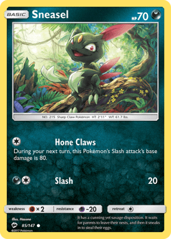 Sneasel #85 from Burning Shadows