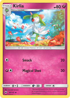 Kirlia #92 from Burning Shadows