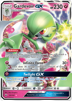 Gardevoir-GX #93 from Burning Shadows