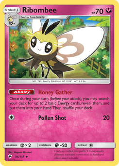 Ribombee #96 from Burning Shadows