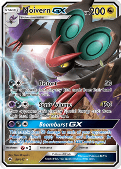 Noivern-GX #99 from Burning Shadows