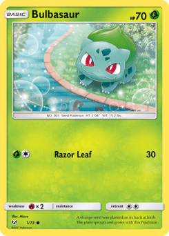 Bulbasaur #1 from Shining Legends