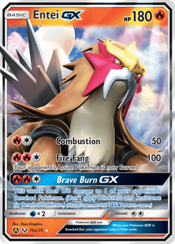 Entei-GX #10a from Shining Legends