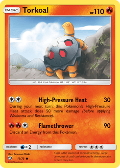Torkoal #11 from Shining Legends