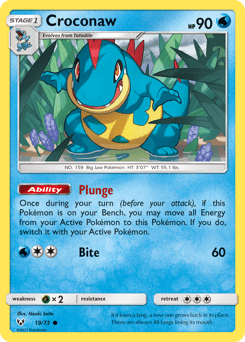 Croconaw #19 from Shining Legends