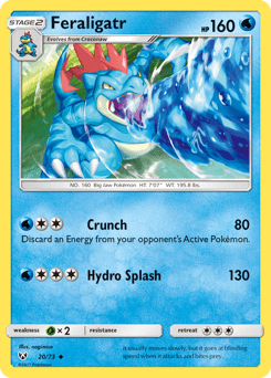 Feraligatr #20 from Shining Legends