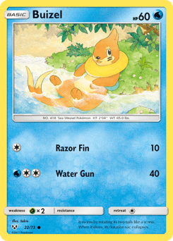 Buizel #22 from Shining Legends