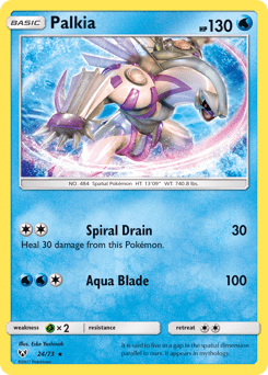 Palkia #24 from Shining Legends