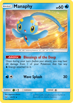 Manaphy #25 from Shining Legends