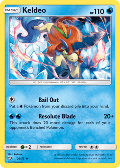 Keldeo #26 from Shining Legends