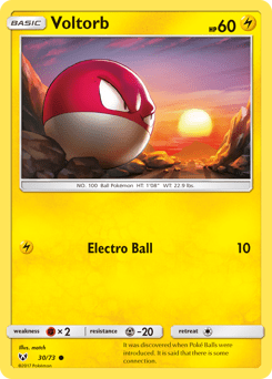 Voltorb #30 from Shining Legends