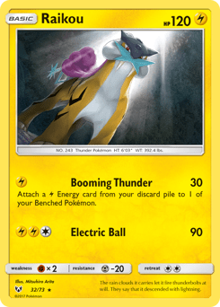 Raikou #32 from Shining Legends