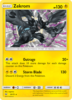 Zekrom #35 from Shining Legends