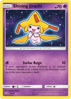 Shining Jirachi #42 from Shining Legends