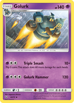 Golurk #44 from Shining Legends