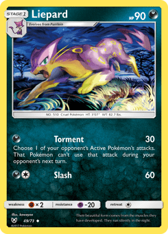 Liepard #49 from Shining Legends