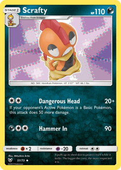Scrafty #51 from Shining Legends