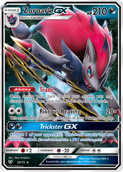 Zoroark-GX #53 from Shining Legends