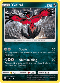 Yveltal #54 from Shining Legends