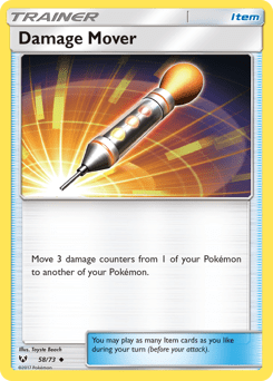 Damage Mover #58 from Shining Legends
