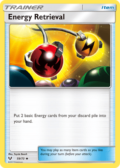 Energy Retrieval #59 from Shining Legends