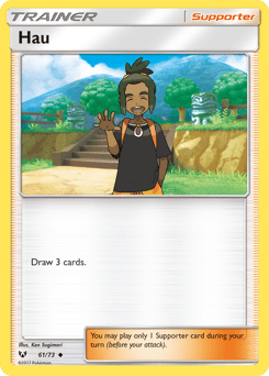 Hau #61 from Shining Legends