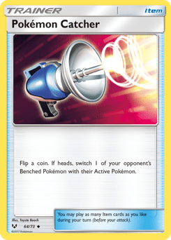 Pokémon Catcher #64 from Shining Legends